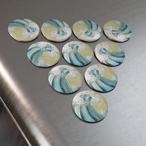 Button Magnet, Round (1 & 10 pcs)